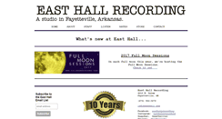 Desktop Screenshot of easthall.com